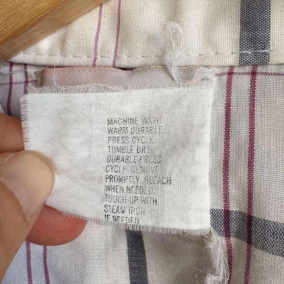 Vintage Saddle King Western Snap Shirt Men's L Plaid Pearl Snap Cowboy Rodeo 70s - Picture 8 of 8